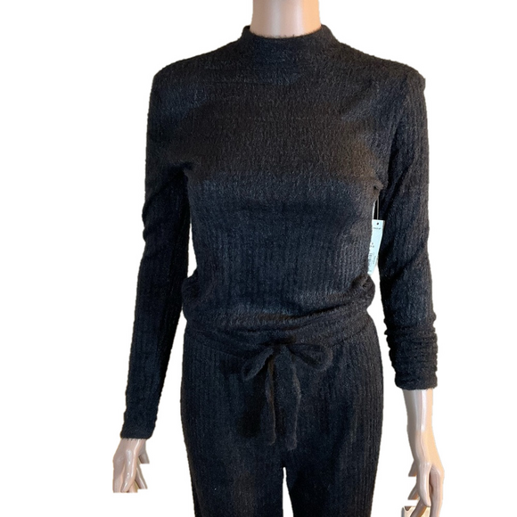 No Boundaries Pants - NO BOUNDARIES 2 PIECES BLACK LOUNGE SET Size Small